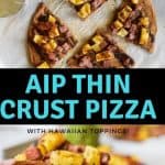 aip thin crust pizza