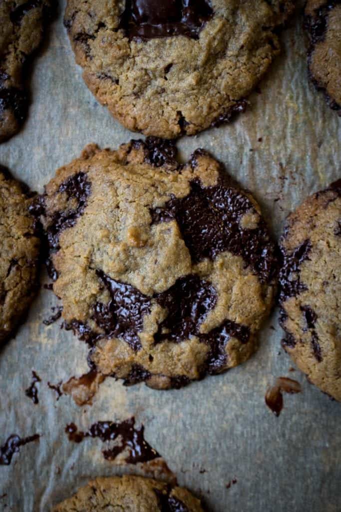 low carb chocolate chip cookie
