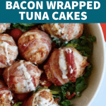 bacon wrapped tuna cake