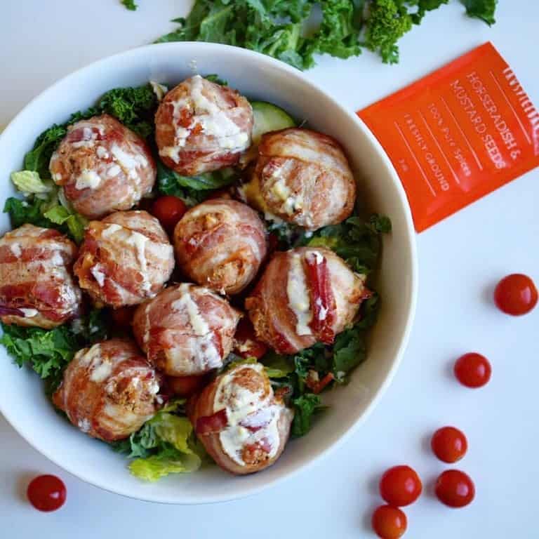 bacon wrapped tuna cakes