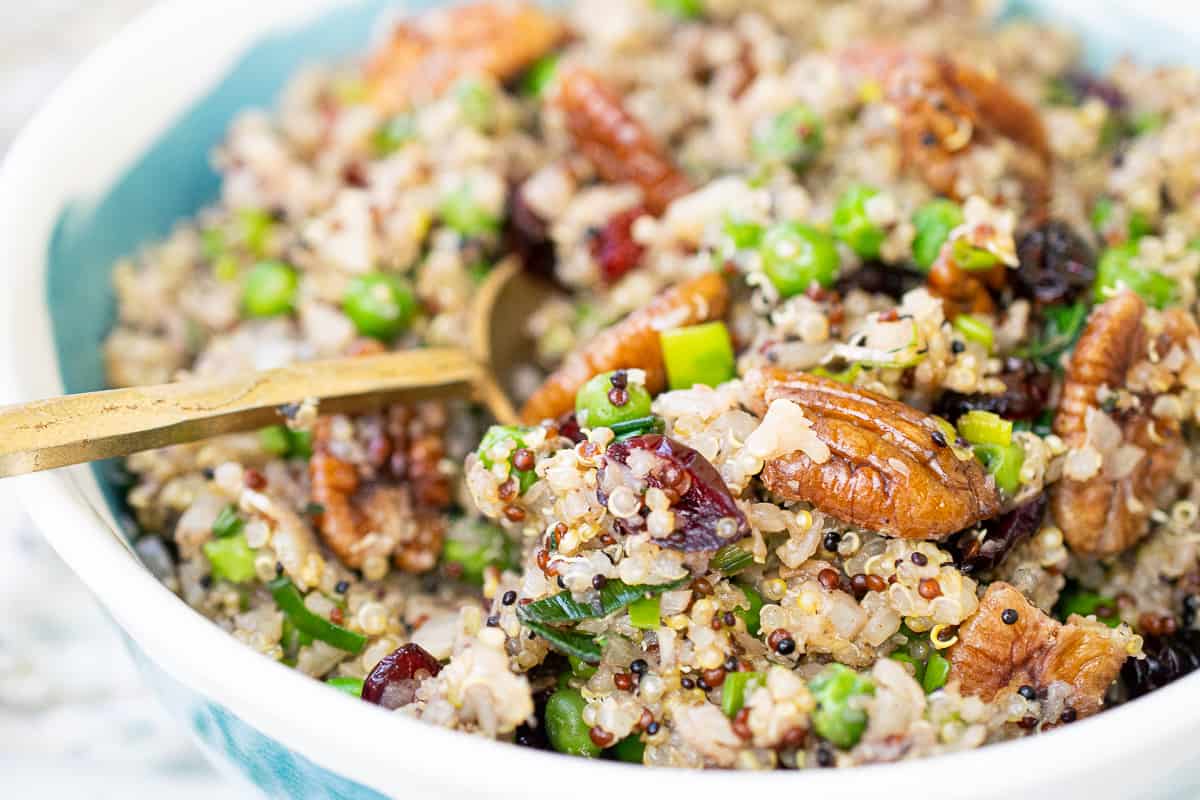 quinoa pecan pilaf