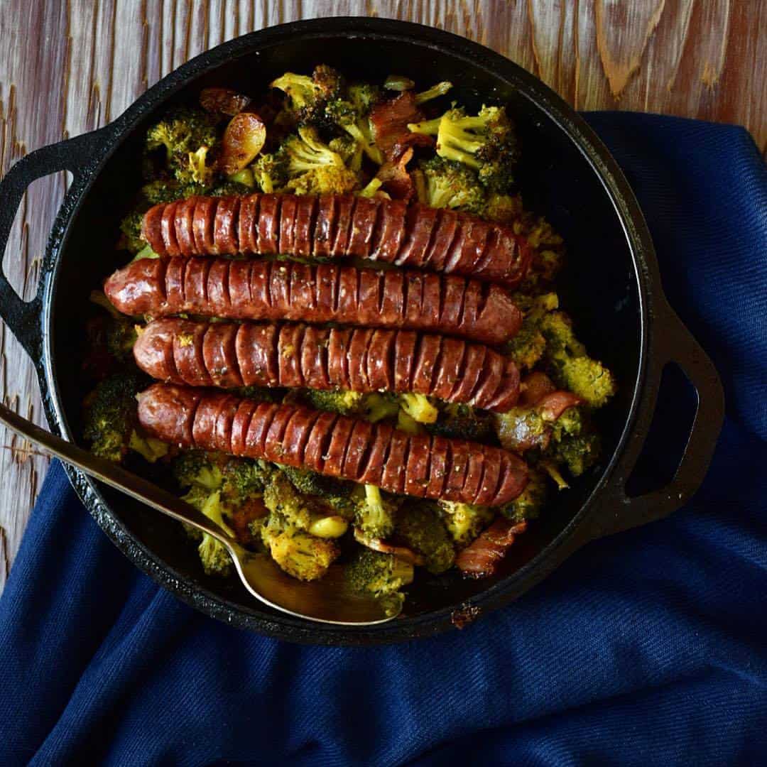 Pan Roasted Bratwurst Skillet - Food Fun & Faraway Places