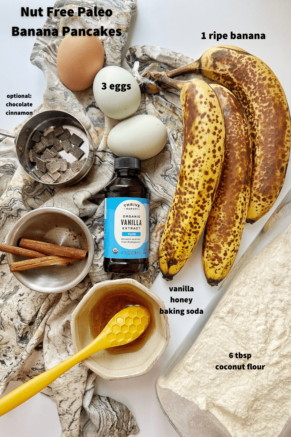 nut free paleo pancake ingredients