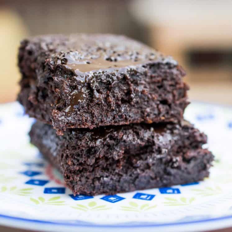 Flourless Avocado Brownies (Keto, Paleo, Dairy Free, Nut Free)