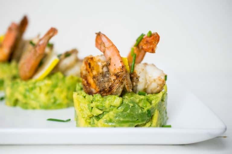 Grilled Shrimp And Avocado Appetizer Aip Paleo Whole30 Keto