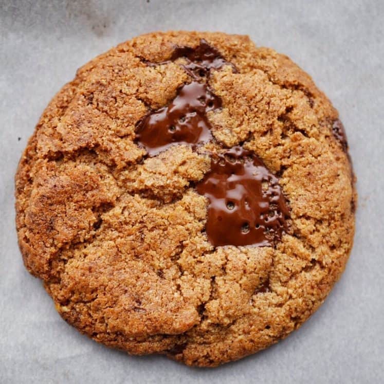 one low carb chocolate chip cookie