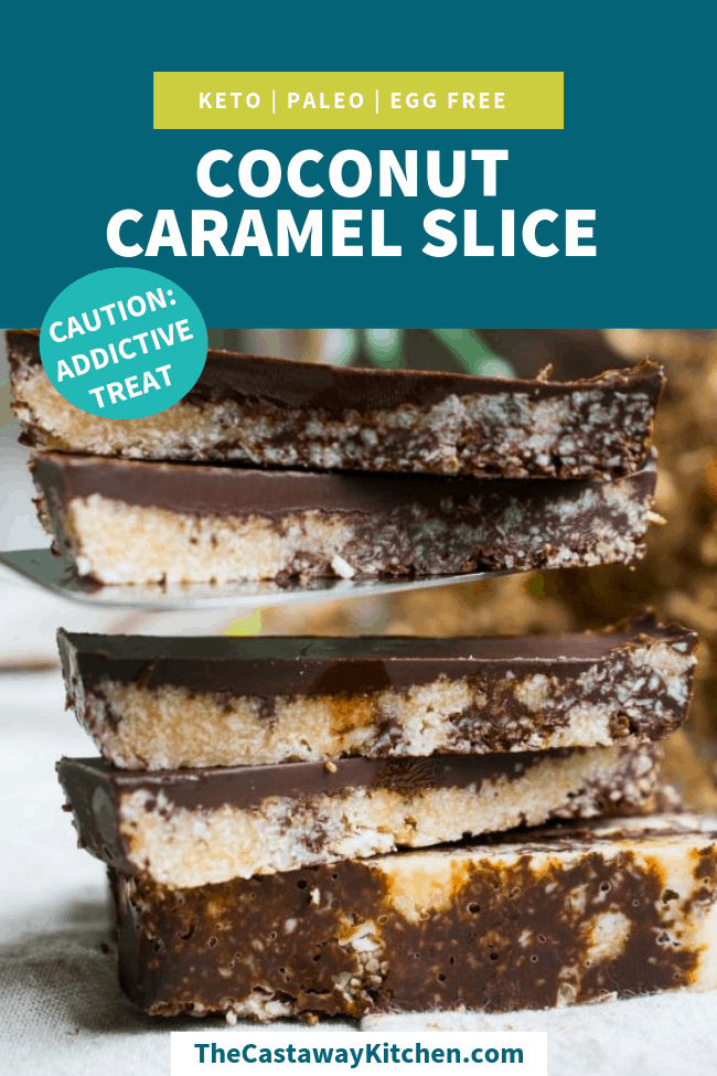 coconut caramel slice