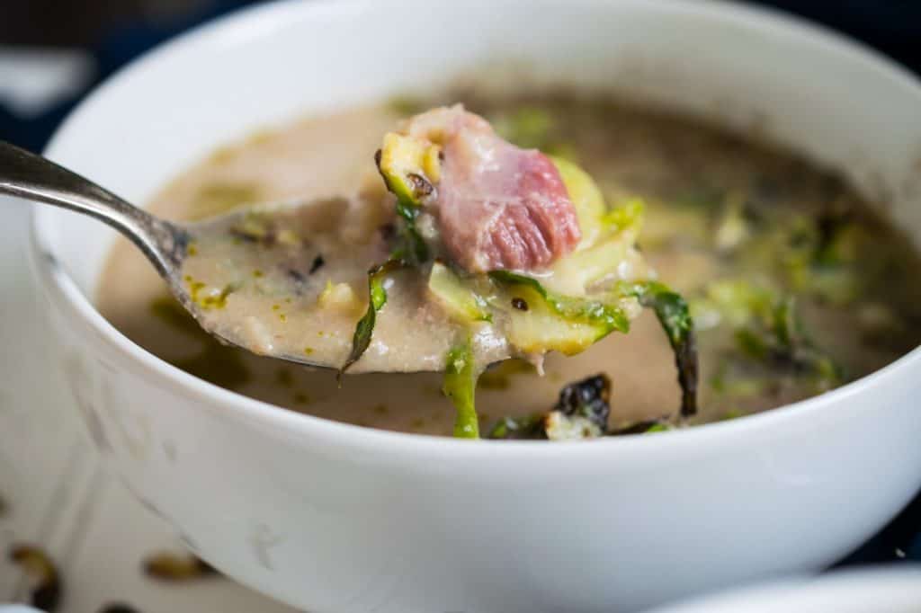 Faux Bean + Ham Soup (Paleo, Keto, AIP friendly) • The ...