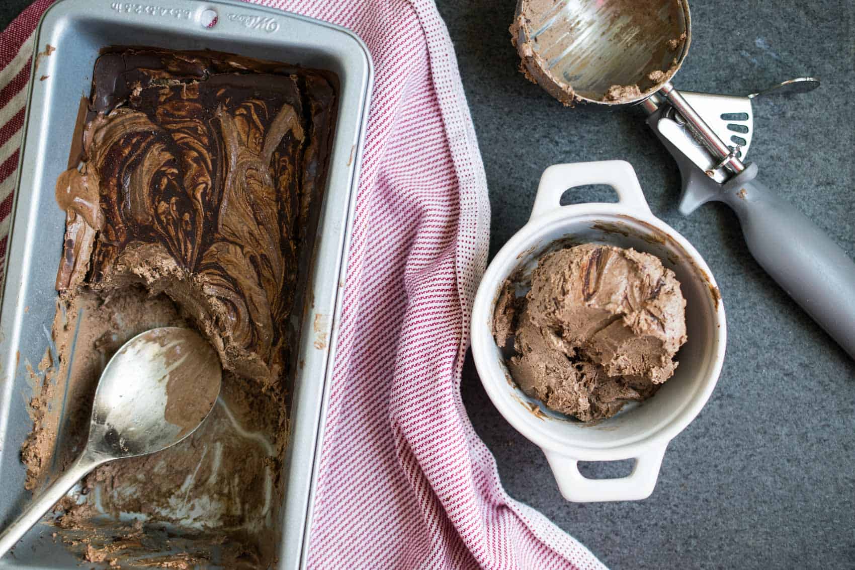 No-Churn Dairy Free Keto Ice Cream (Chocolate, Paleo)