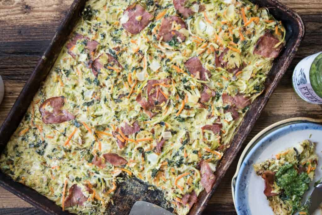 Superfood Sheet Pan Omelet (Paleo, Keto, Whole30)