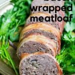 egg free bacon wrapped meatloaf