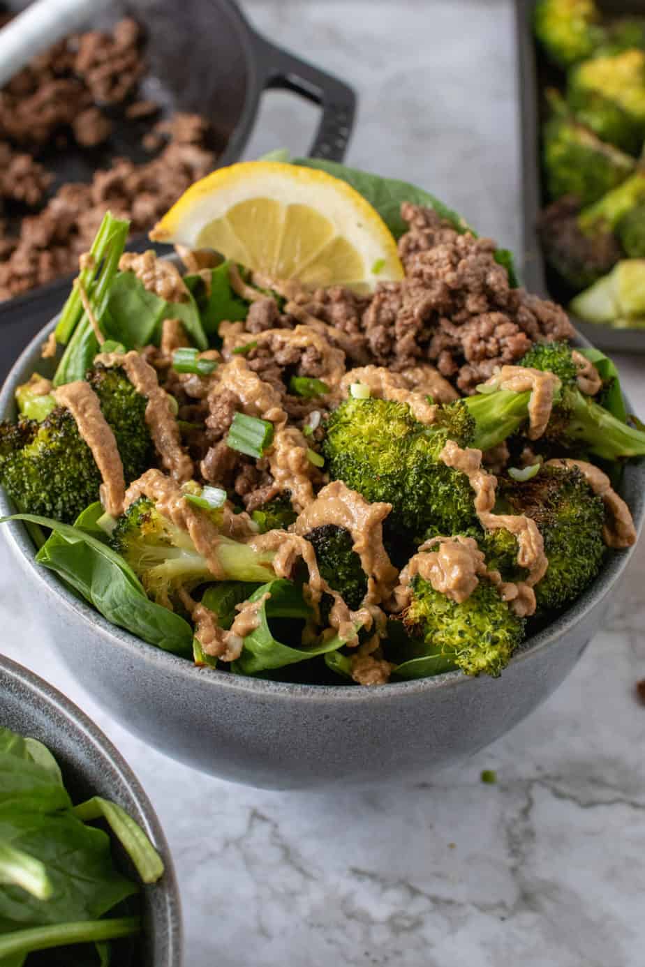 Beef and Broccoli Bowls (Whole30, Low Carb, Nut Free)