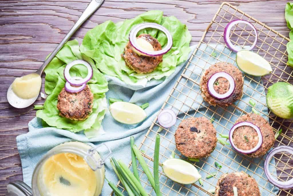 whole30 keto salmon patty