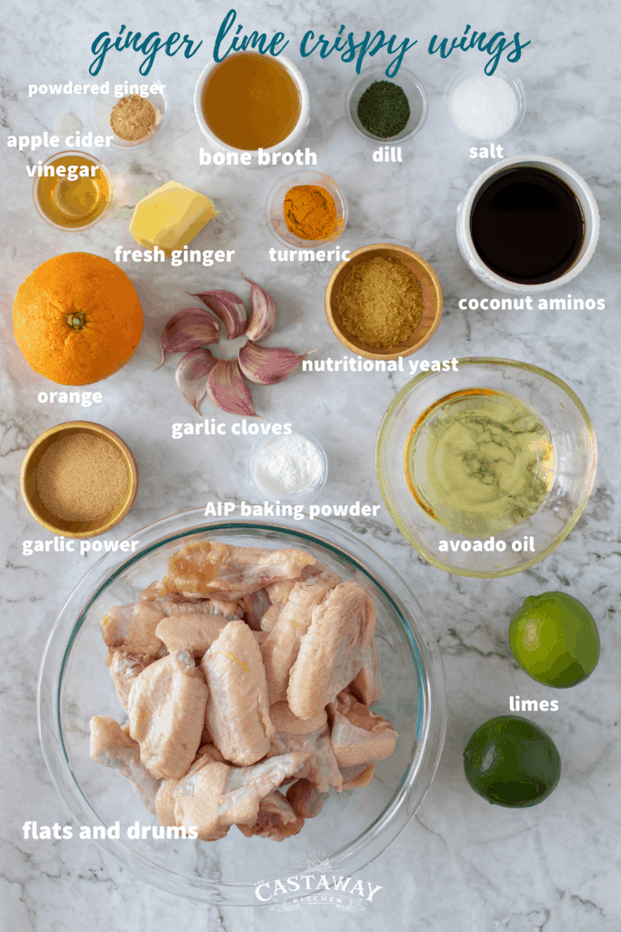 ginger lime wing ingredients