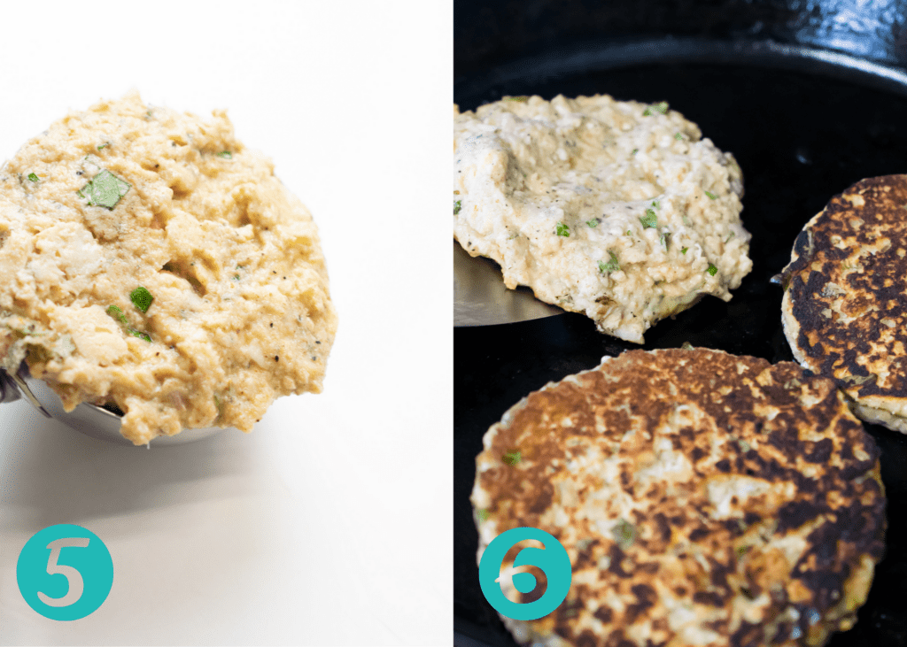 step by step whole30 salmon cakes