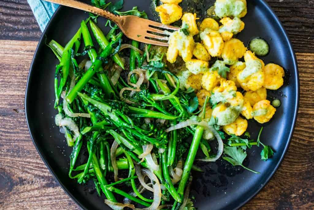 one skillet shrimp and broccoli 