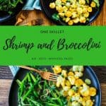 one skillet shrimp and broccoli