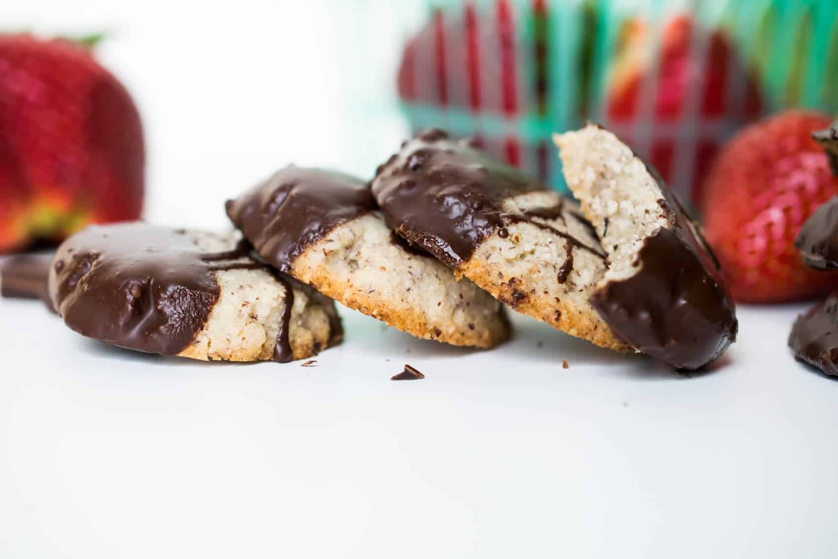 dairy free keto shortbread cookie