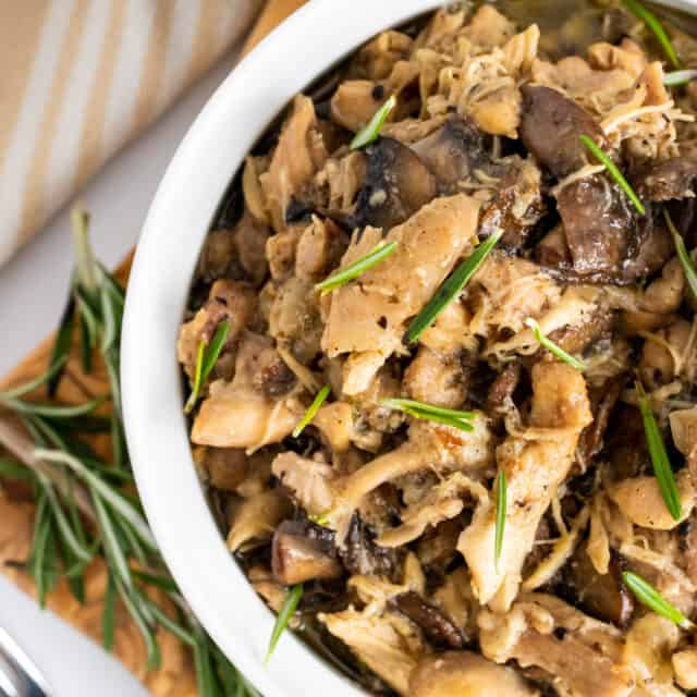 Instant Pot Chicken and Mushroom (Whole30, Paleo, Keto, AIP option)