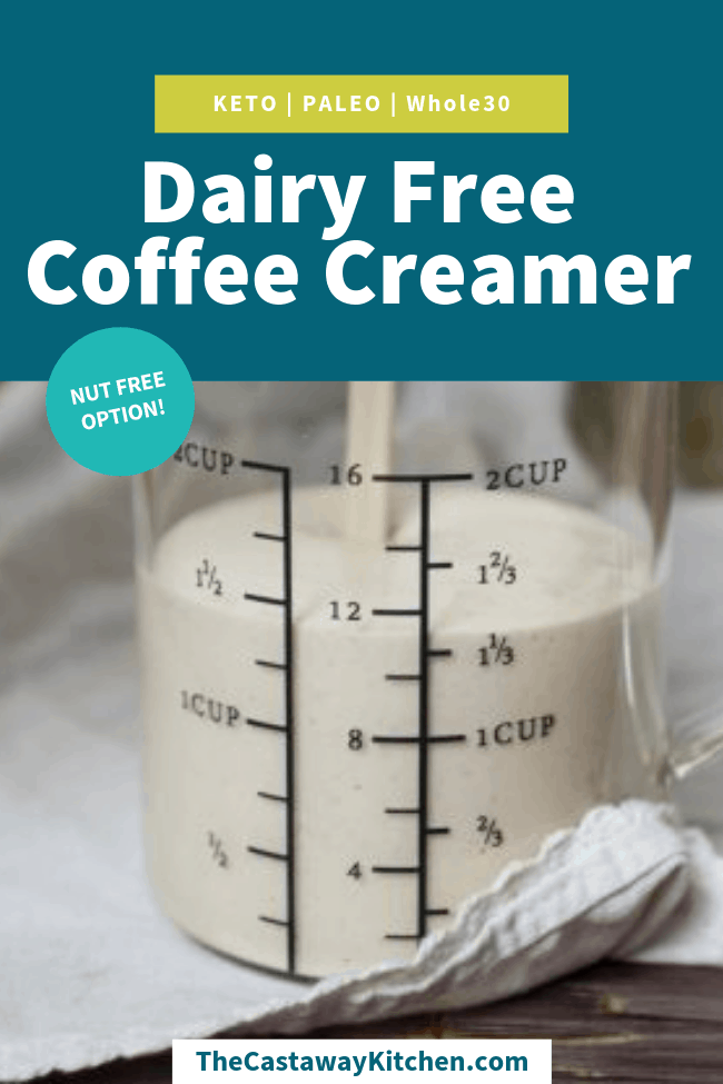 Whole 30 Approved Creamer (Keto, Paleo, Dairy Free)