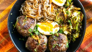 Keto Noodle Bowl with AIP Teriyaki Sauce (Nut Free, Dairy Free, Paleo)