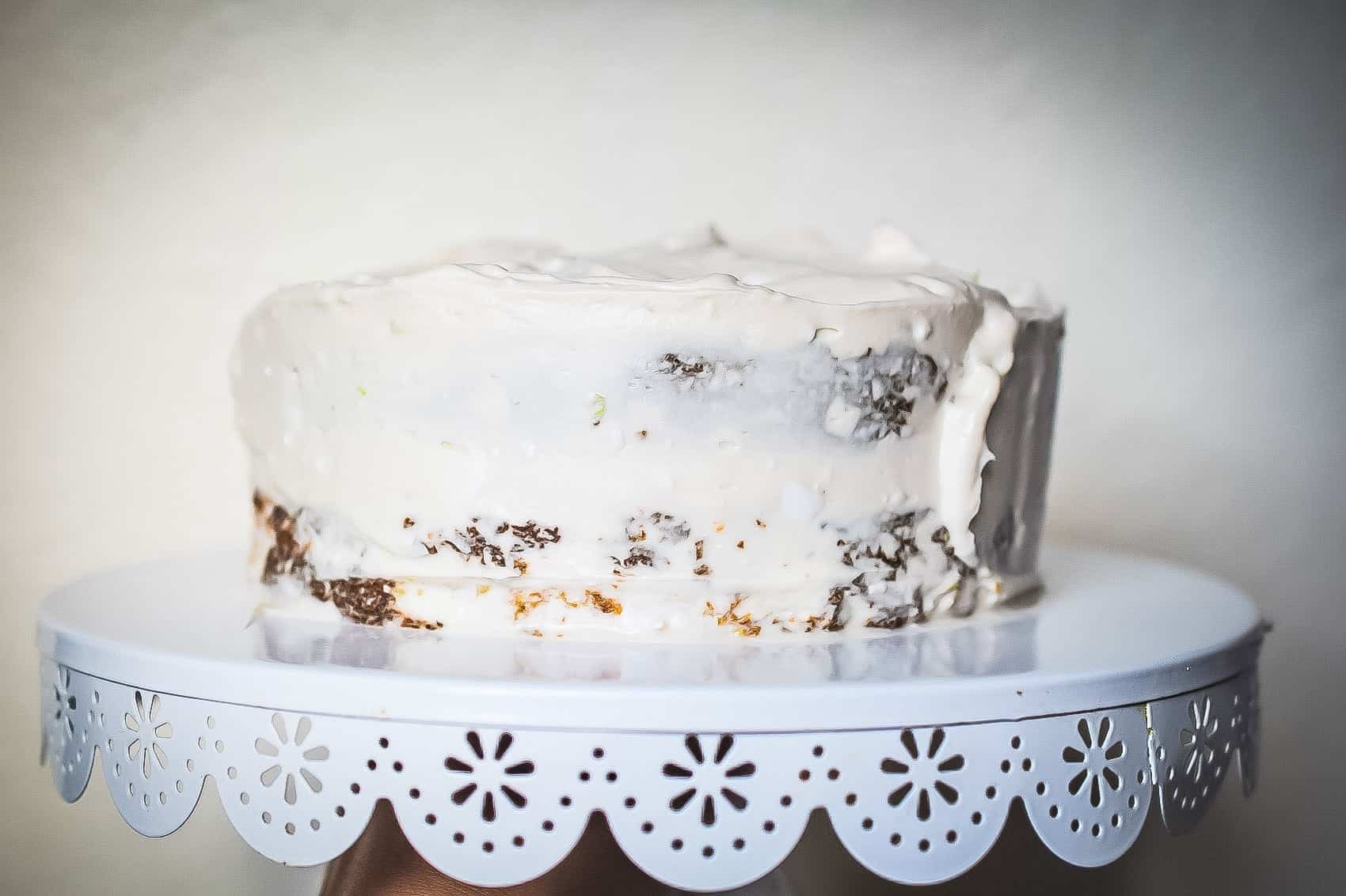 paleo coconut lime cake