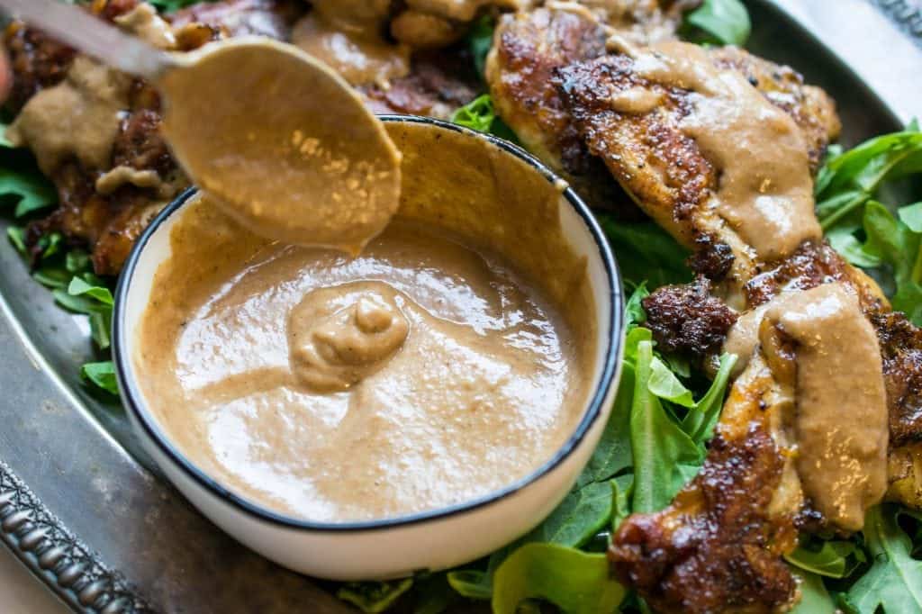 romesco sauce with chicken 