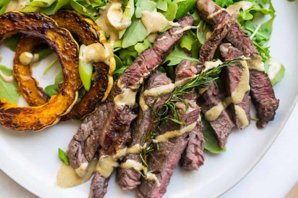 steak salad