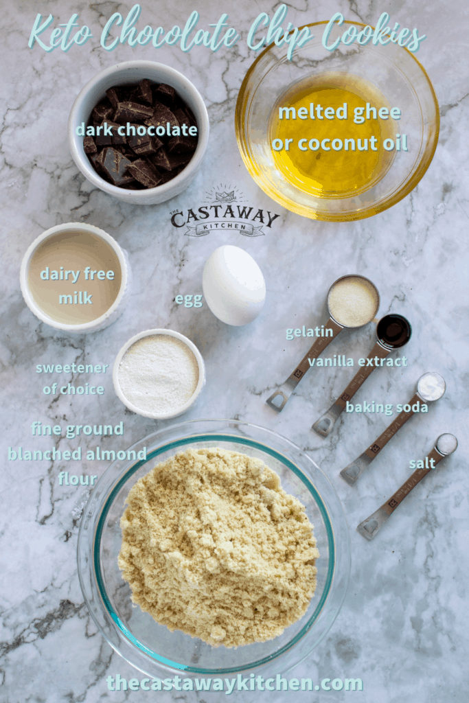 keto chocolate chip cookie ingredients 