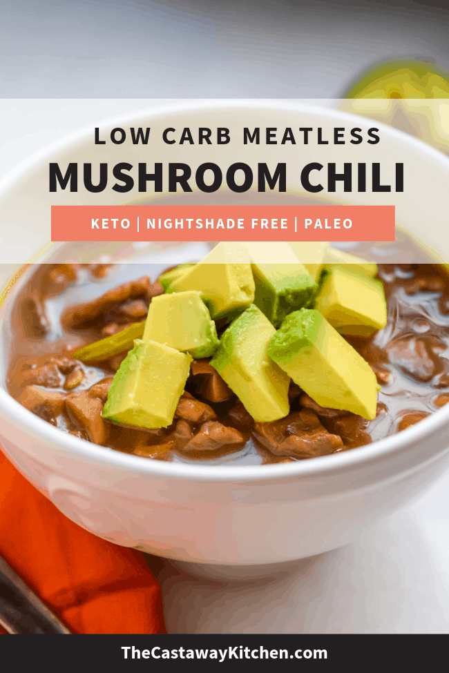 low carb meatless chili 
