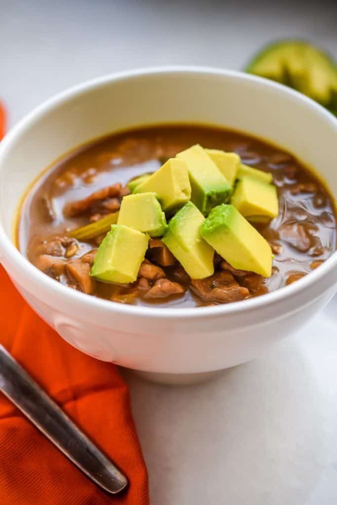 low carb meatless chili 