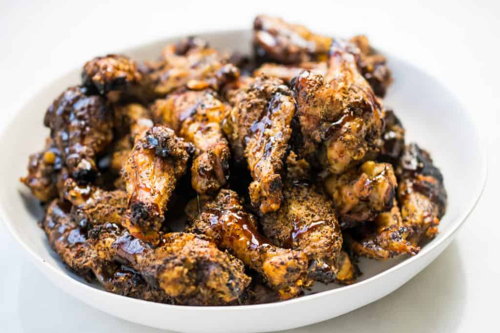 sweet and spicy wings