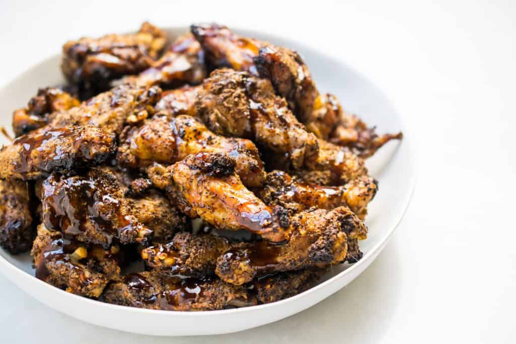 sweet and spicy wings