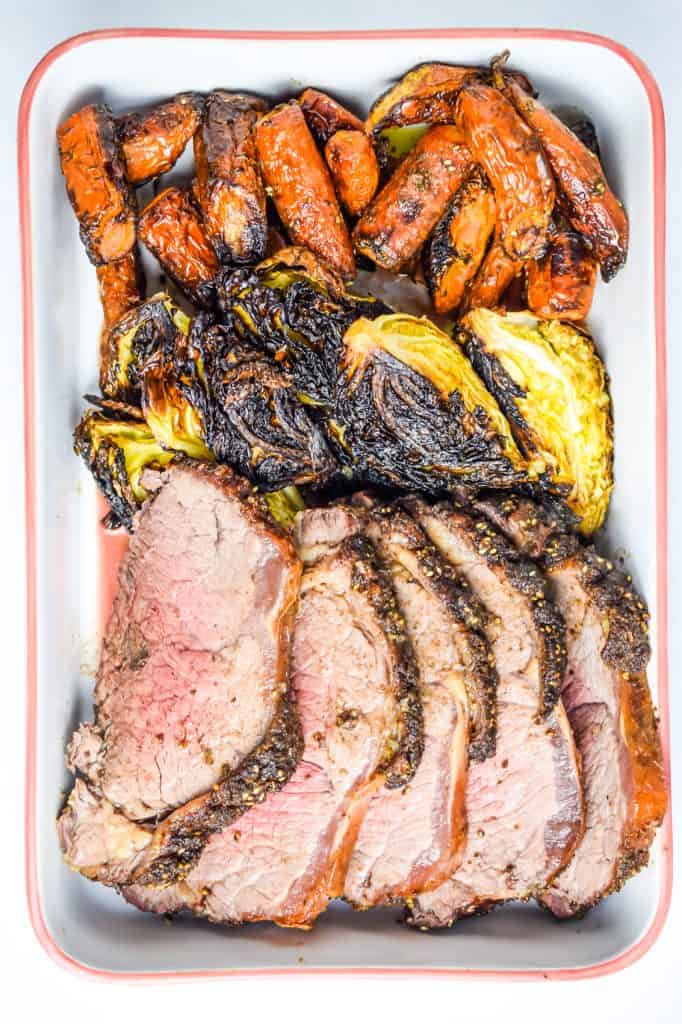 Za'atar Rib Eye Roast with Vegetables | The Castaway Kitchen