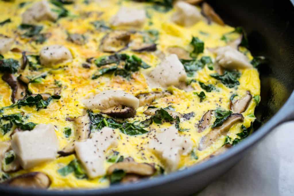 quick cooking frittata