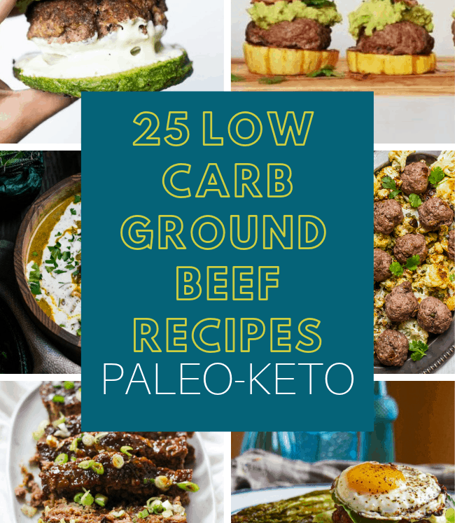 25 low carb ground beef recipes
