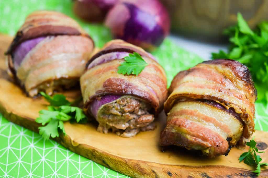 bacon wrapped onion bomb