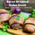 bacon wrapped onion bomb