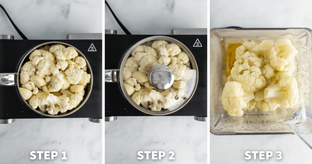 step by step cauli alfredo