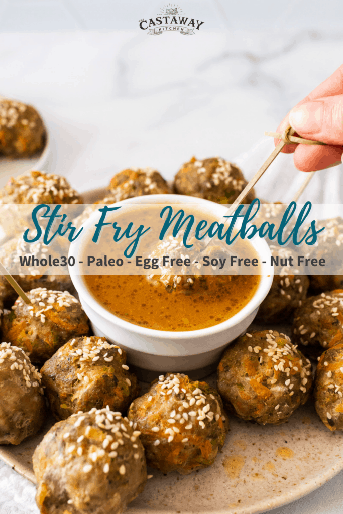 egg free stir fry meatballs