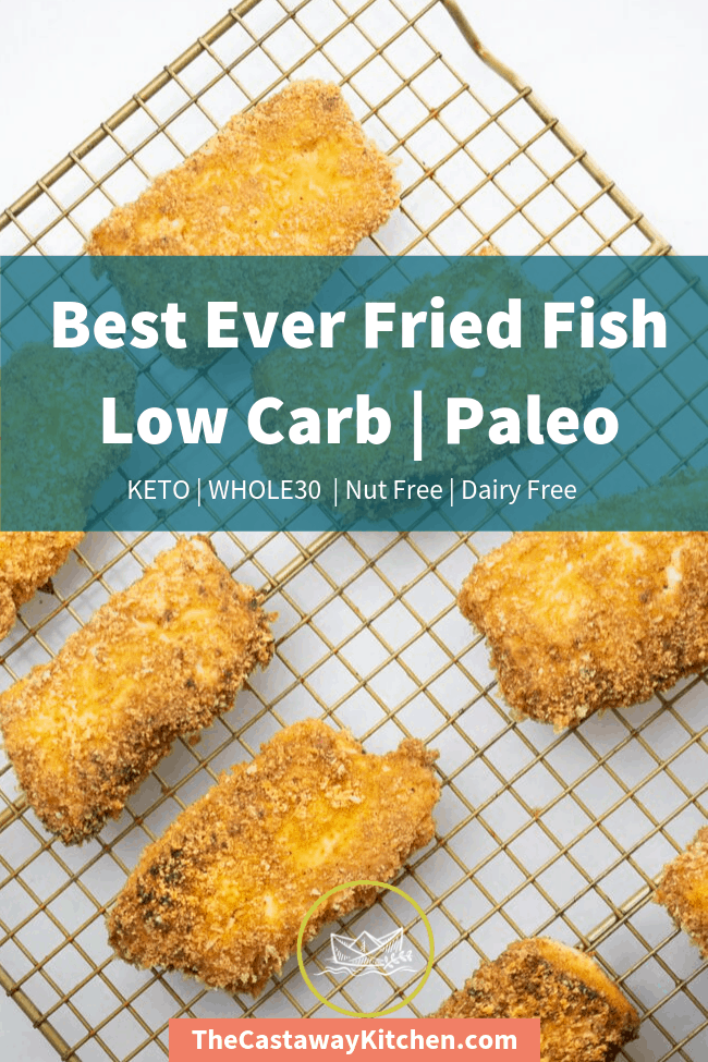 Keto Fried Fish: Pork Panko Crusted Halibut