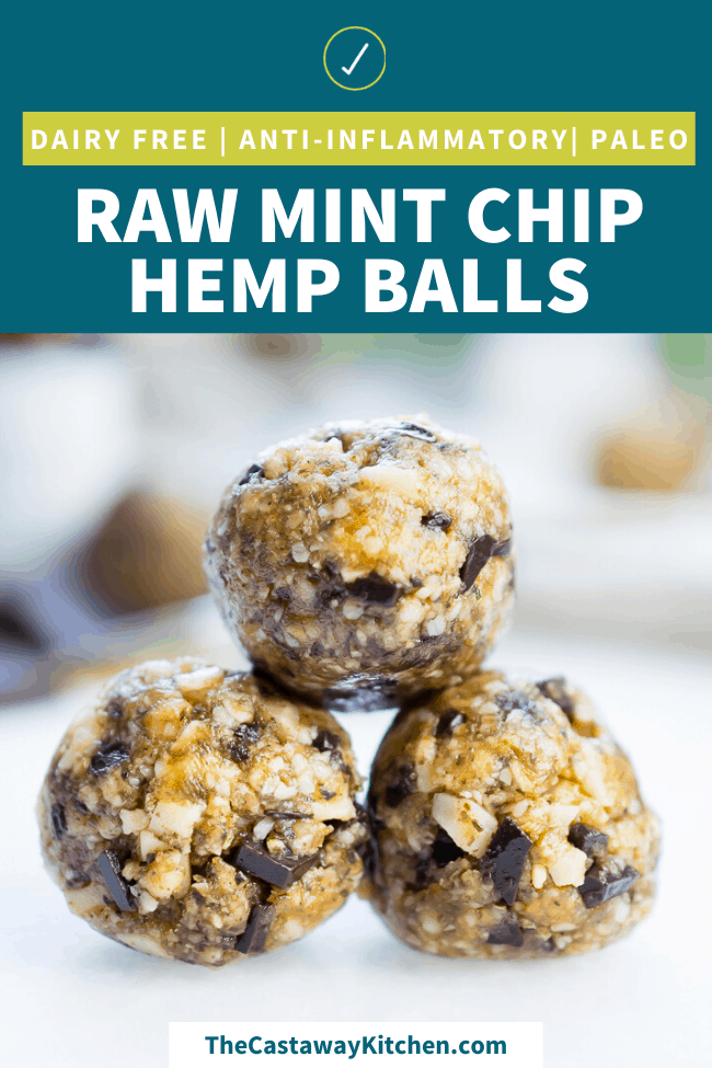 Raw Mint Chip Hemp Balls