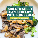 beef and broccoli sheet pan