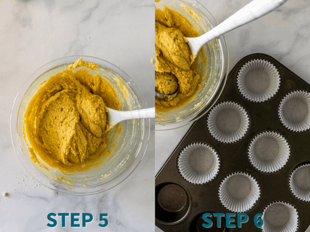 step by step keto muffins