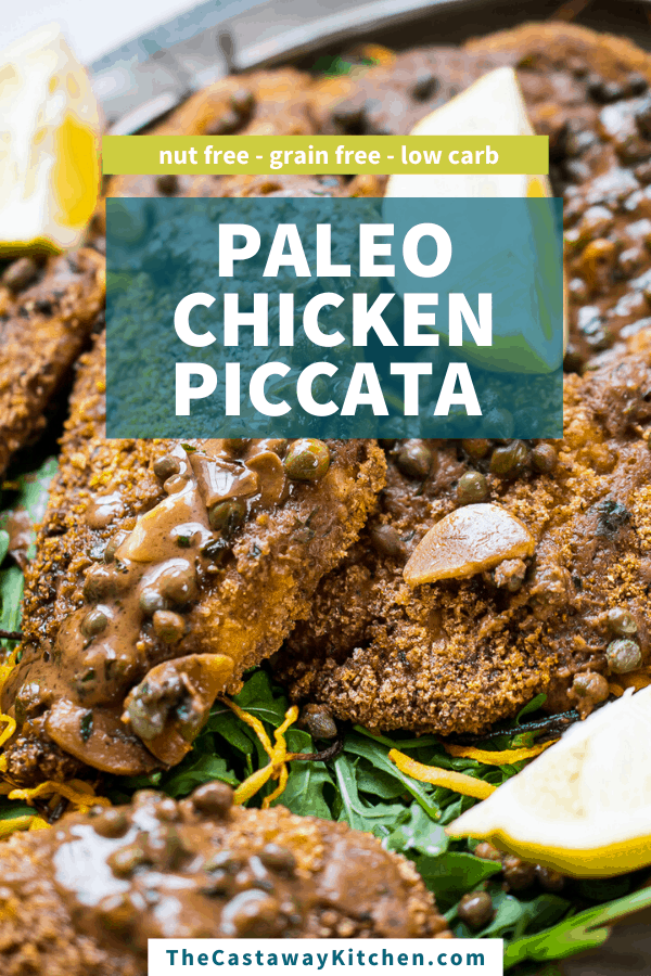 Paleo Chicken Piccata (Dairy-Free, Keto, Gluten-Free, Nut-Free, One Pot Meal)