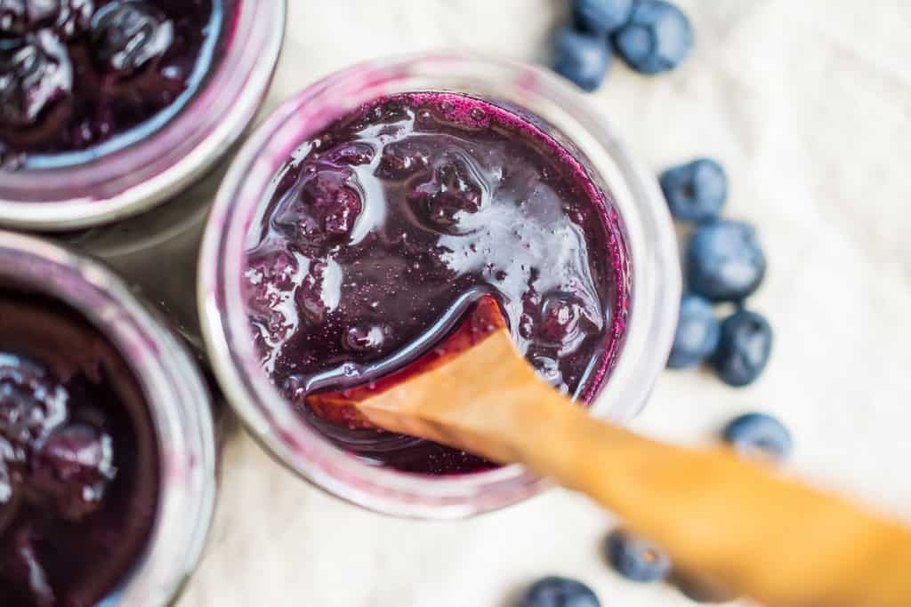Paleo Blueberry Compote (Sugar Free, Low Carb, Antioxidant Rich)