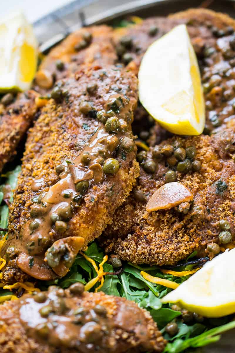 Paleo Chicken Piccata (Dairy-Free, Keto, Gluten-Free, Nut-Free, One Pot Meal)