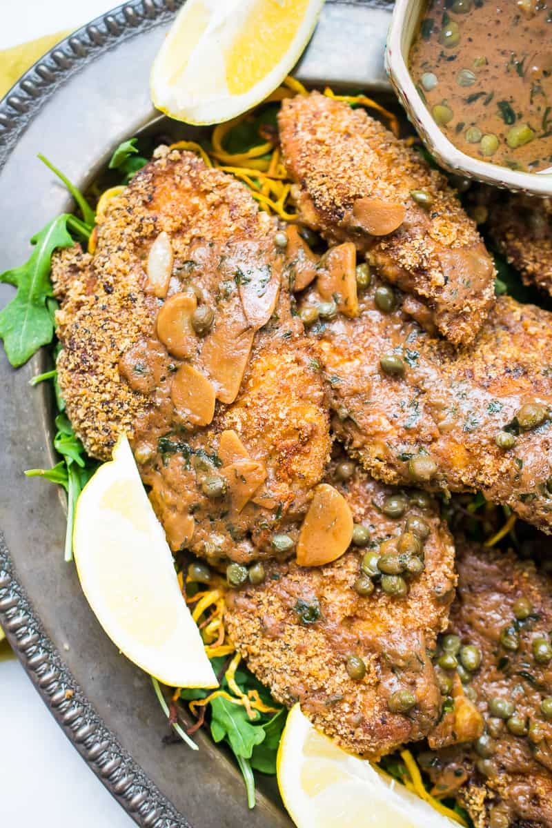 Paleo Chicken Piccata (Dairy-Free, Keto, Gluten-Free, Nut-Free, One Pot Meal)