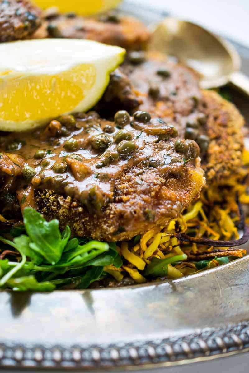 Paleo Chicken Piccata (Dairy-Free, Keto, Gluten-Free, Nut-Free, One Pot Meal)