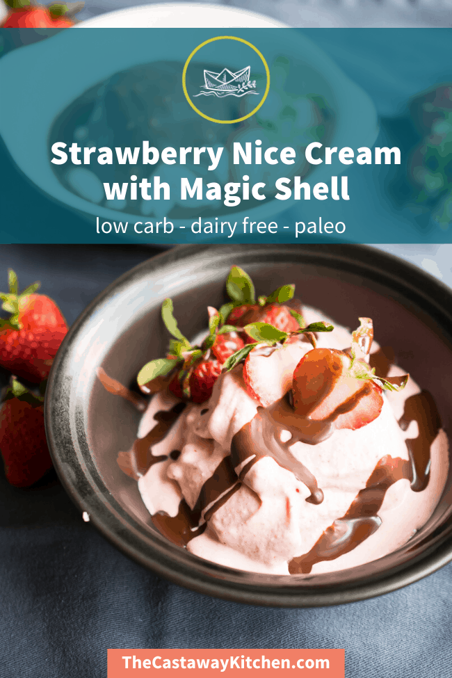 Blender Strawberry Ice Cream (Paleo, Low Carb, AIP, GAPS) - Eat Beautiful